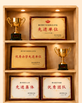 学校奖牌与荣誉展示