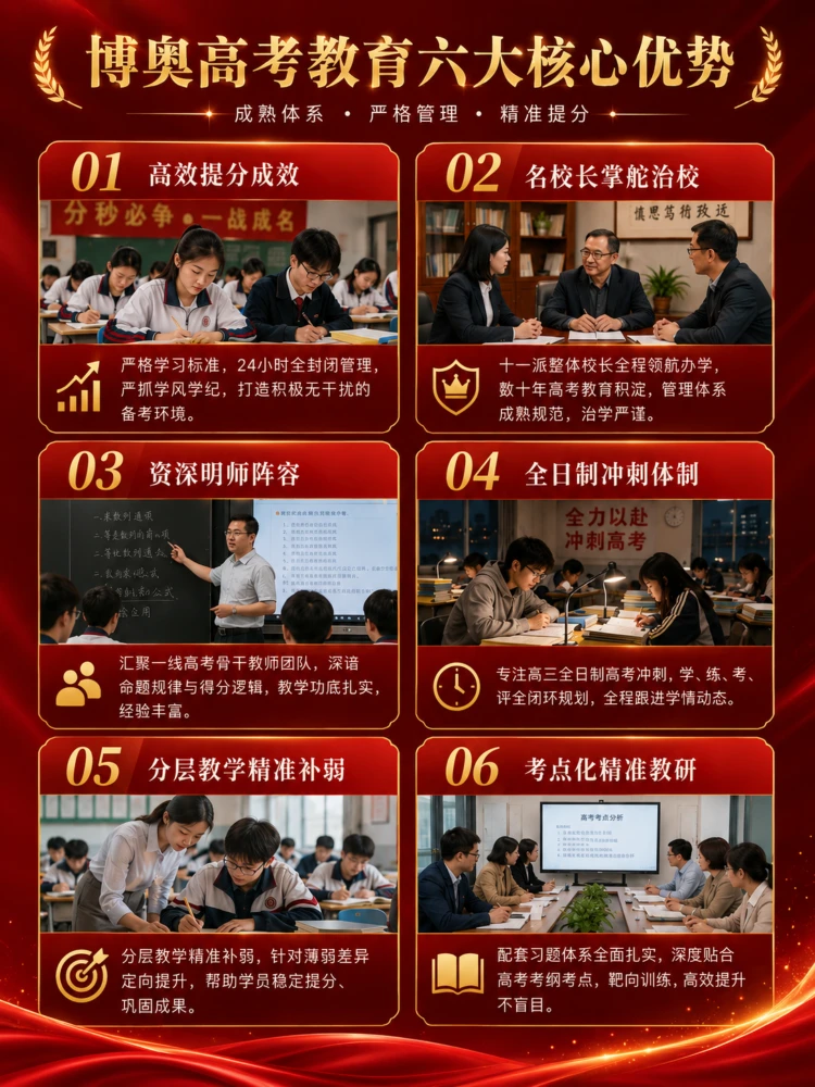 博奥高考教育六大核心优势