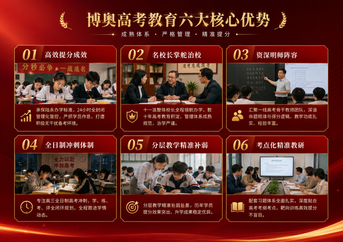 博奥高考教育六大核心优势