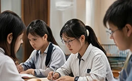 学生专心学习
